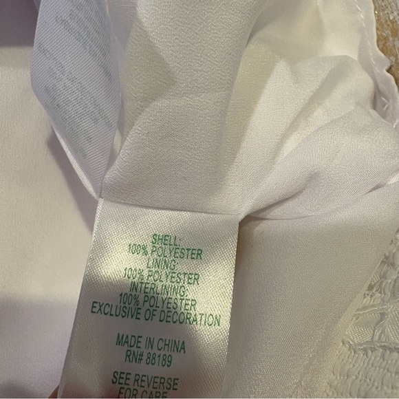 Lilly Pulitzer‎ || Camalie Lace Shift Mini Dress White 00 NWT Bridal Graduation - Picture 10 of 10